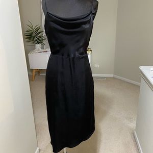 Silk asymmetric dress